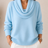 Caralina™ | Pull Tricot Élegant à Col Bateau