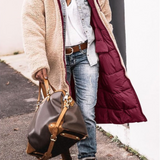 Elena | Manteau réversible élégant