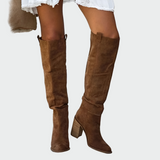 Bottes en cuir orthopédique jusqu'au genou