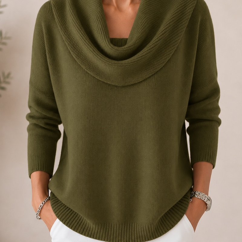 Caralina™ | Pull Tricot Élegant à Col Bateau