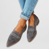 Helen | Chaussons en daim orthopédique doux