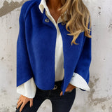 Sylviane | Veste courte effet cachemire