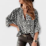 Clara - Blouse à motif léopard tendance