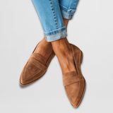 Helen | Chaussons en daim orthopédique doux