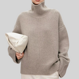Béatrice | Col roulé en tricot torsadé Pull