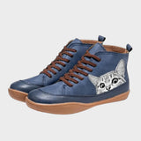 Kitty - Bottes en cuir pour les amoureux des chats