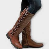 Reinhild | Bottes à lacets en cuir