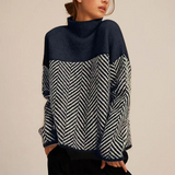 Françoise | Maille torsadée à motif géométrique Pull