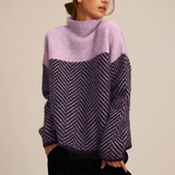 Françoise | Maille torsadée à motif géométrique Pull