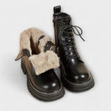Heidrun | Bottes fourrées avec lacets