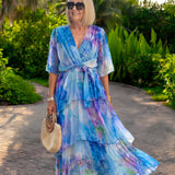 Casar – Robe en Chiffon Élégante