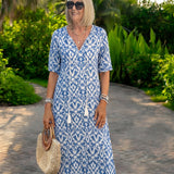 Luna | Robe midi boho décontractée