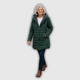 Ghislaine | Manteau matelassé à capuche