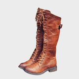Brunhilde | Bottes à lacets avec tige haute