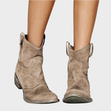 Hazel | Bottines en Suède de Style Western