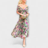 Aurora - Robe Maxikleid à Décolleté en V Élégante