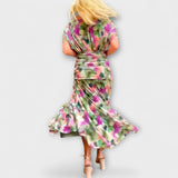 Aurora - Robe Maxikleid à Décolleté en V Élégante