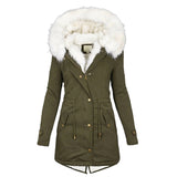 Bernadette | Parka Capuche Fausse Fourrure Doudoune