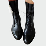 Bottes en cuir orthopédiques