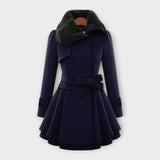 Ema - Manteau élégant avec fourrure