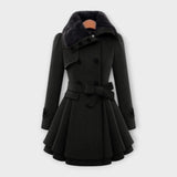 Ema - Manteau élégant avec fourrure