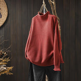 Ghislaine | Col roulé en grosse maille Pull