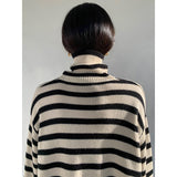 Véronique | Col roulé en torsades Pull