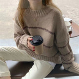Jacqueline | En tricot à torsades classique Pull
