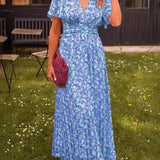 Elis – Robe longue et légère avec motif floral