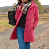 Régine | Manteau d'hiver classique avec patte de boutonnage