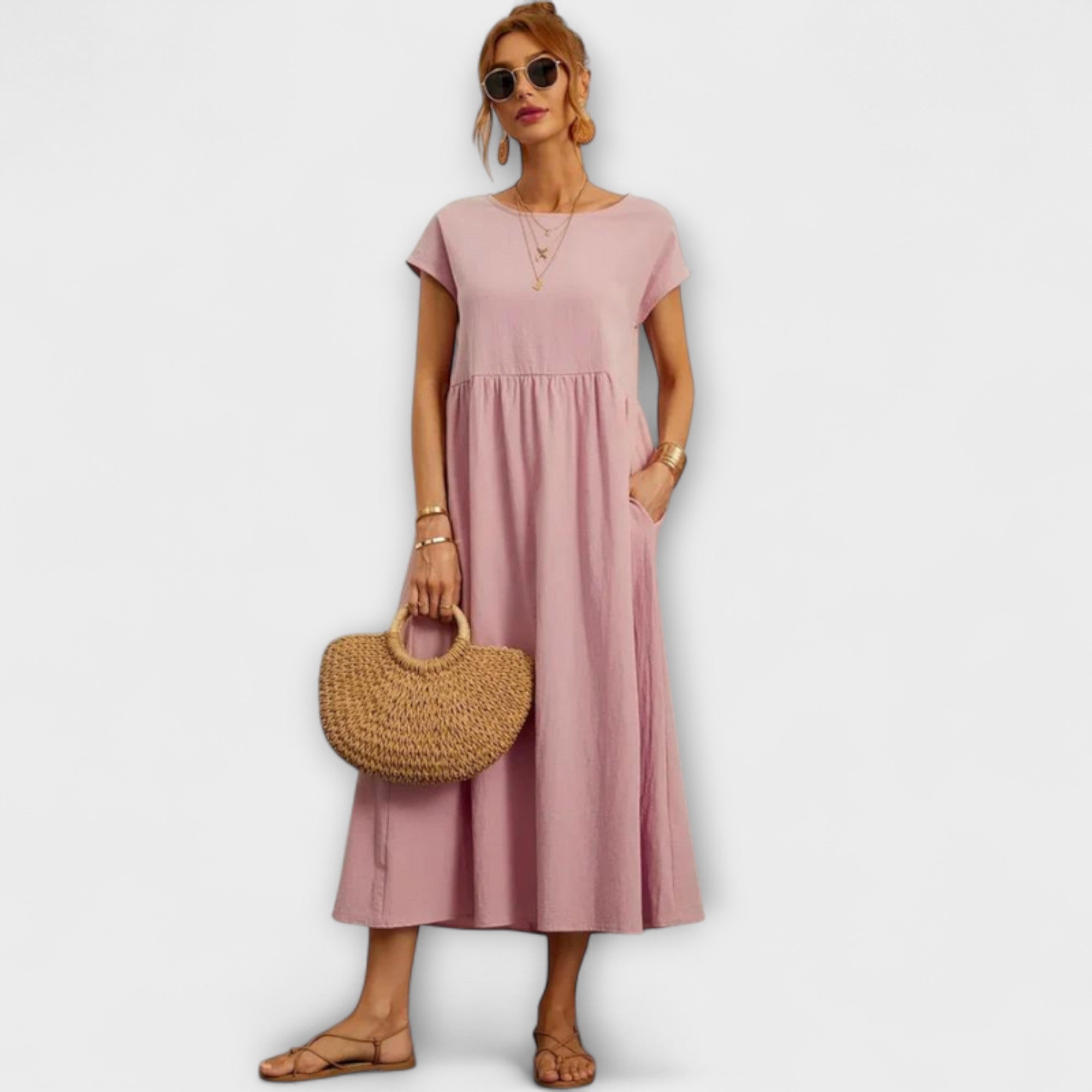 Elena | Robe d'été légère avec poches