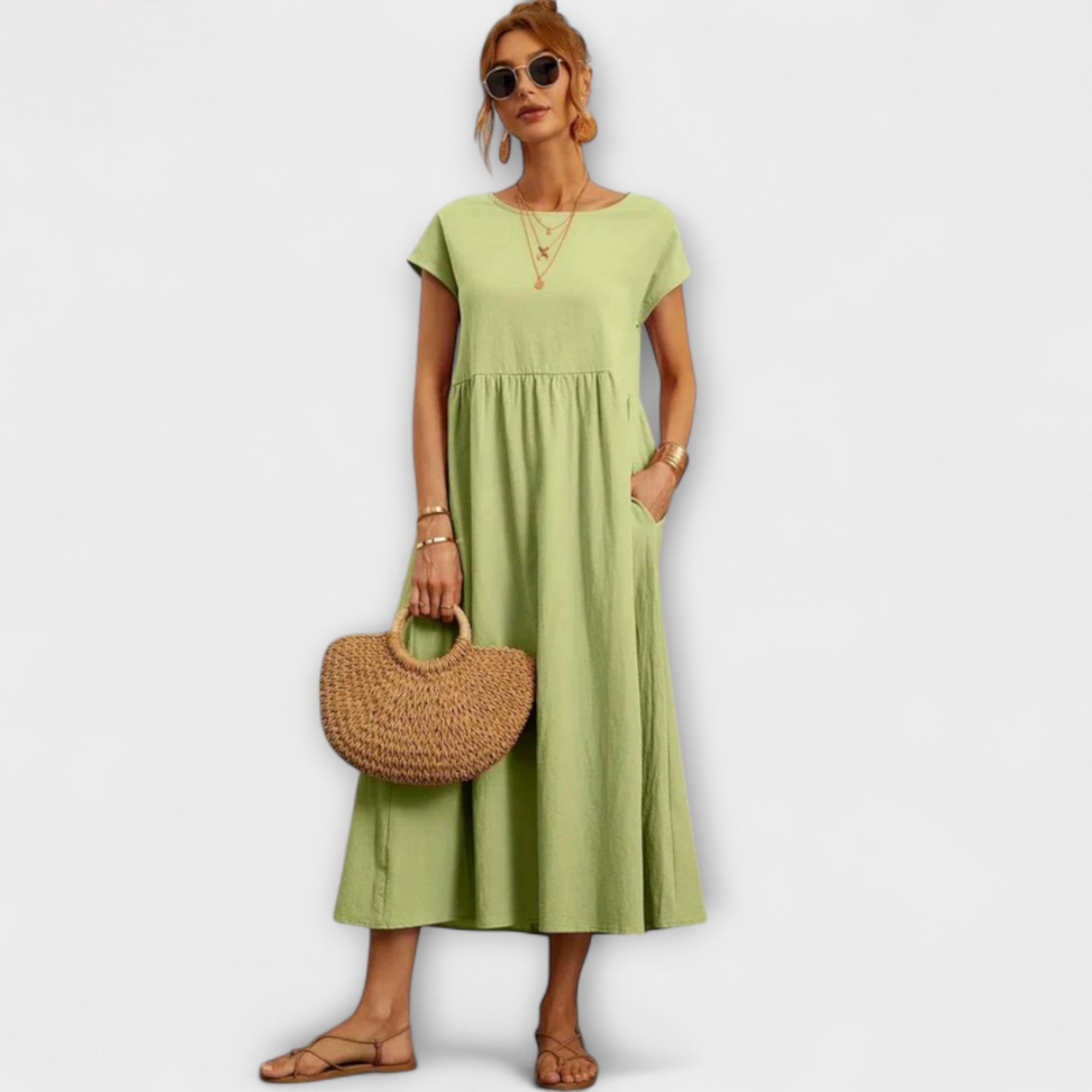 Elena | Robe d'été légère avec poches