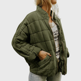 Patricia | Veste de mi-saison vert olive