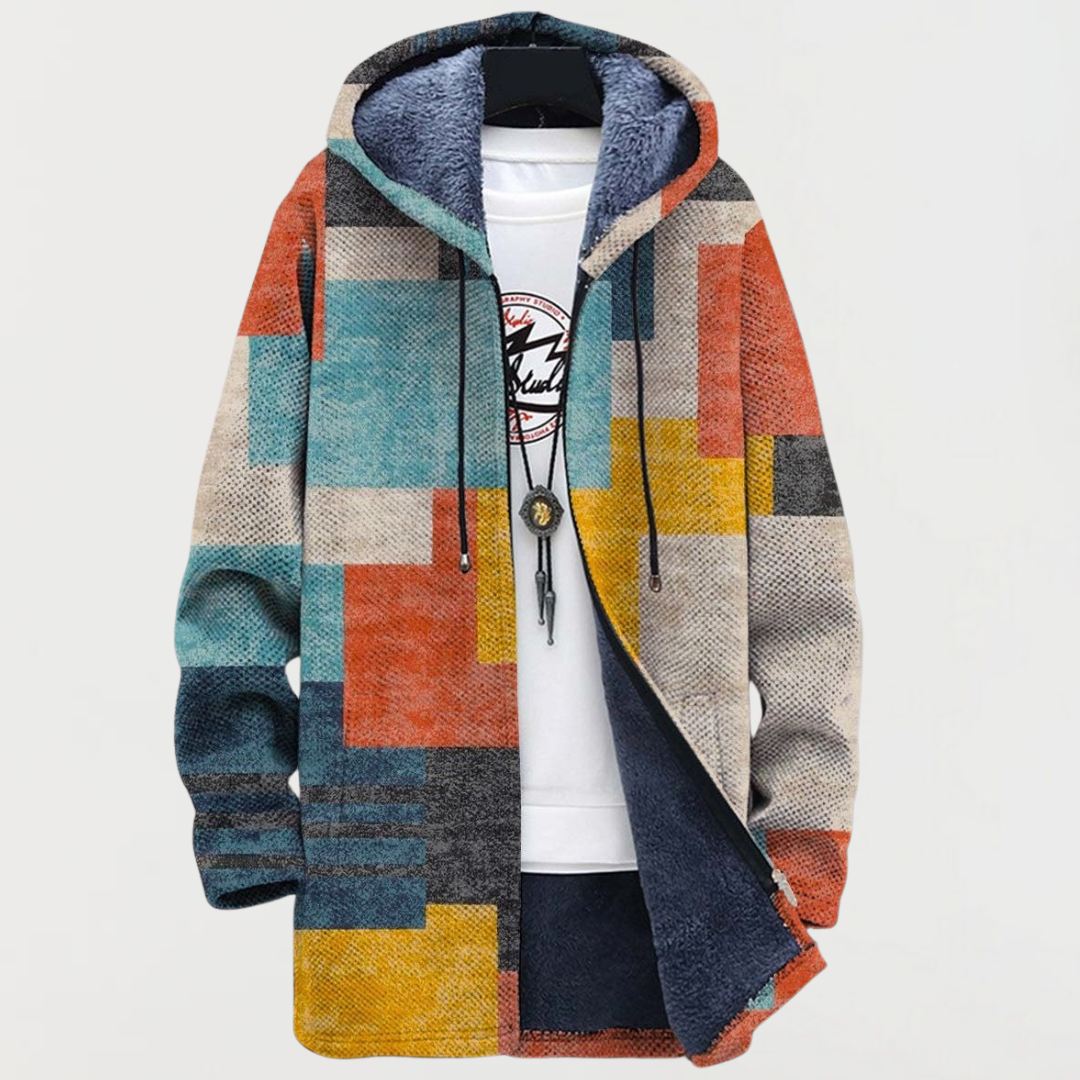 Florence | Manteau à capuche color block pour Femme