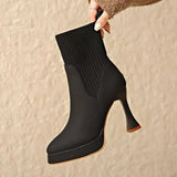 Eugénia - Bottines à plateforme, confort et élégance féminine