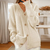 Marielle | Cardigan en maille torsadée