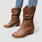 Sylvie | Bottes santiag souples à talon