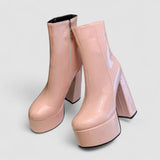 Carina - Bottes avec super haut plateau pour charme et confiance en soi