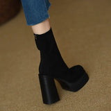 Olga - Bottes au style moderne et au confort en daim