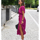 Amélia - Robe midi à motif floral