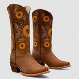 Ghislaine | Bottes Western Brodées de Fleurs
