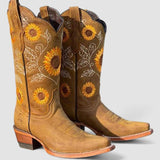 Ghislaine | Bottes Western Brodées de Fleurs
