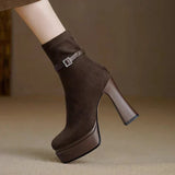 Janete - Bottes à plateforme luxueuses alliant confort et style à chaque pas