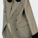 Manteau à double fermeture