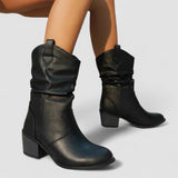 Sylvie | Bottes santiag souples à talon