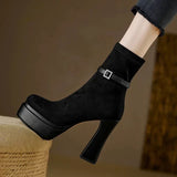 Janete - Bottes à plateforme luxueuses alliant confort et style à chaque pas