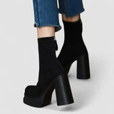 Olga - Bottes au style moderne et au confort en daim