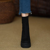 Olga - Bottes au style moderne et au confort en daim