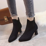 Rita - Bottines à plateforme en daim