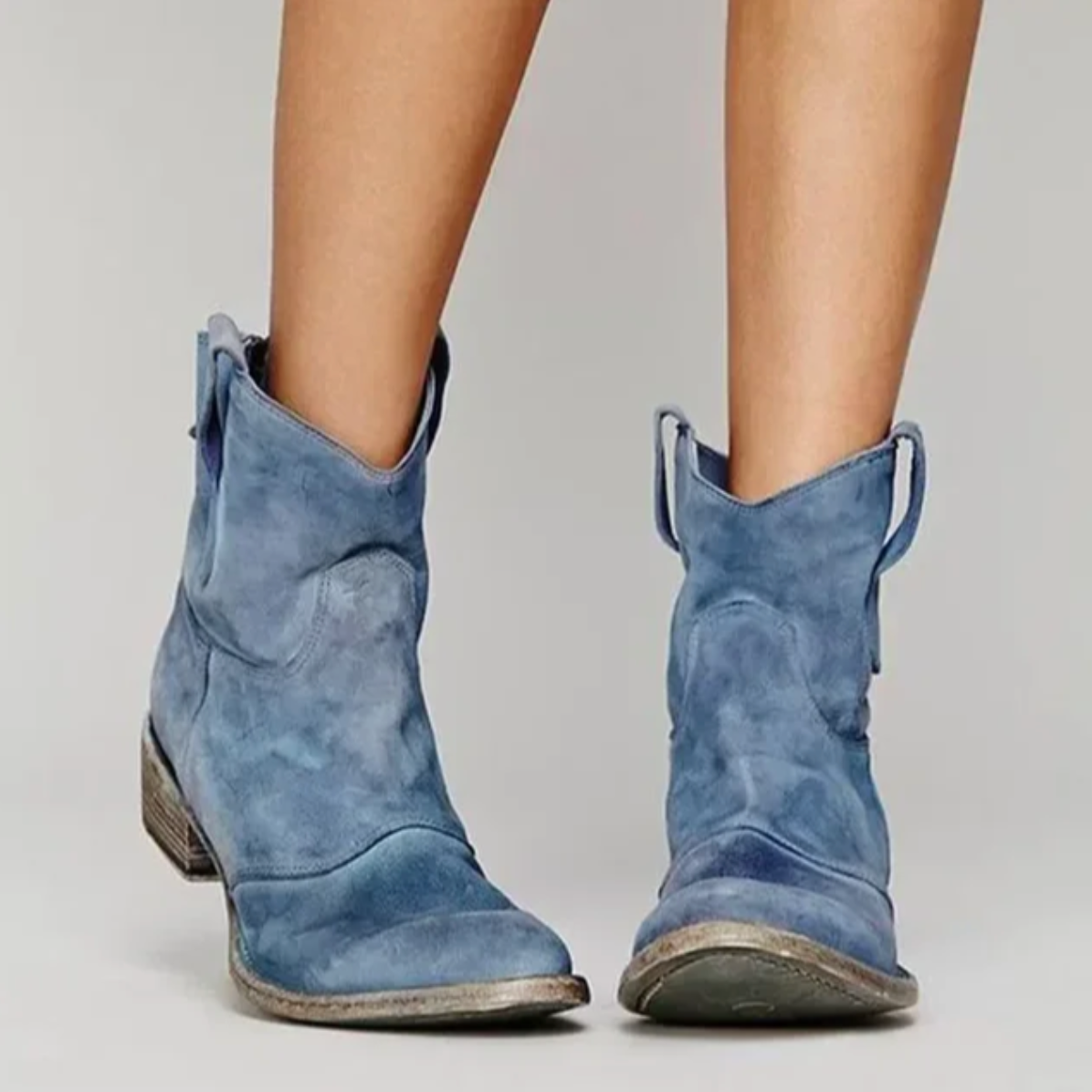 Lore | Bottines en daim au style western